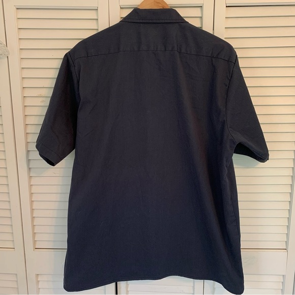 Orange County Choppers 'Old School New Rules' Navy Blue Work Button Up Shirt XL - Picture 3 of 8